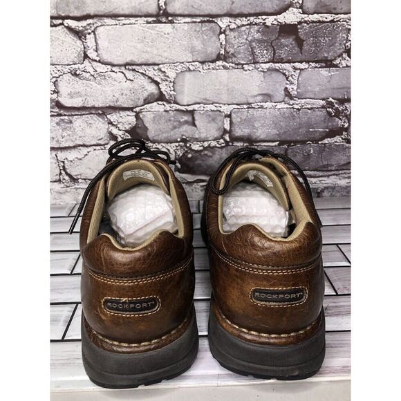 Rockport APM33603 Prowalker Brown Leather Walking Casual Shoes Men’s Sz 11.5W US - Picture 4 of 16